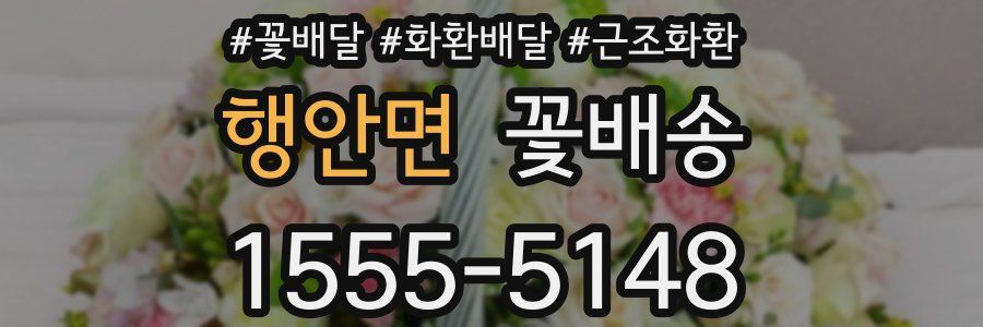 행안면 꽃배송