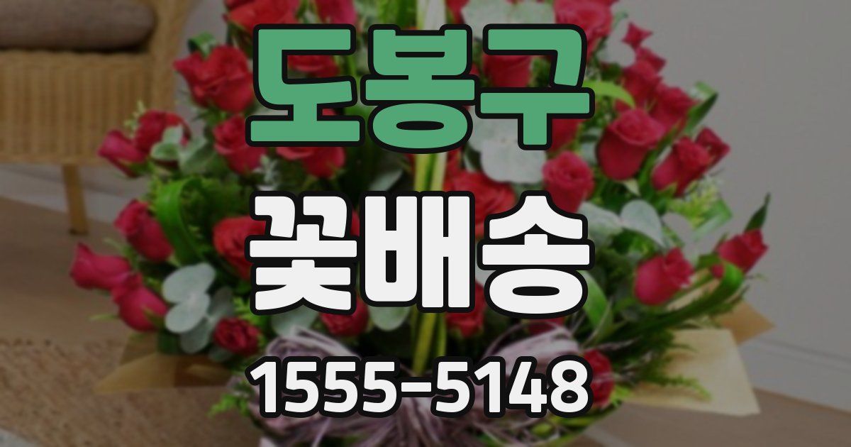 도봉구 꽃배송