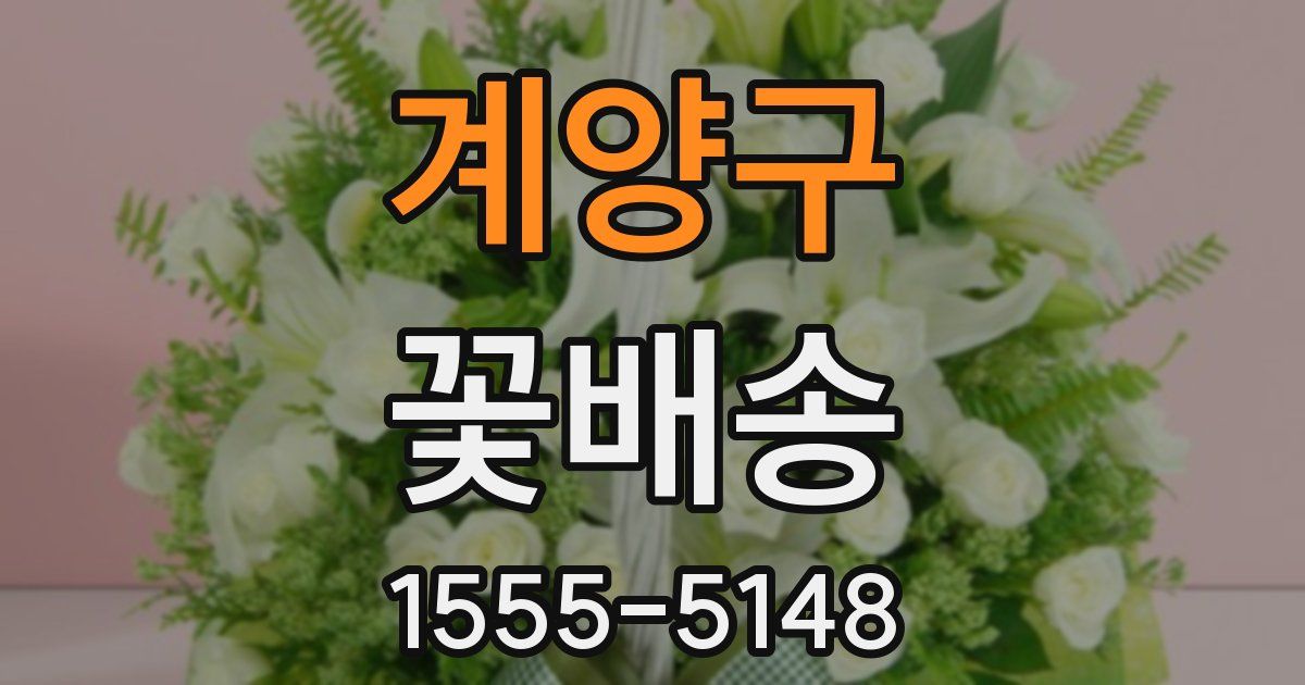 계양구 꽃배송