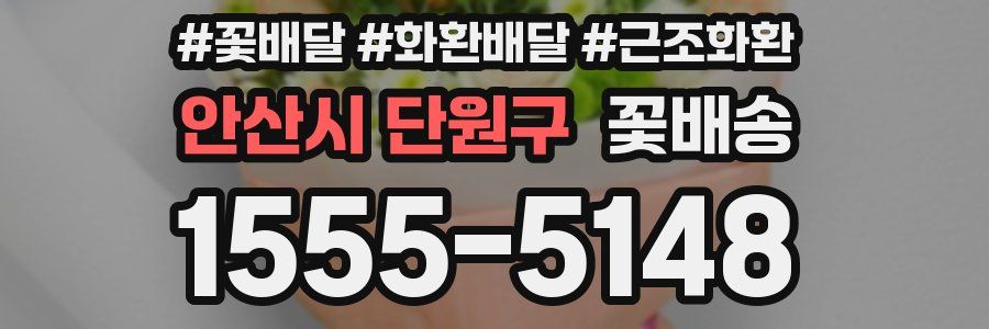 안산시 단원구 꽃배송