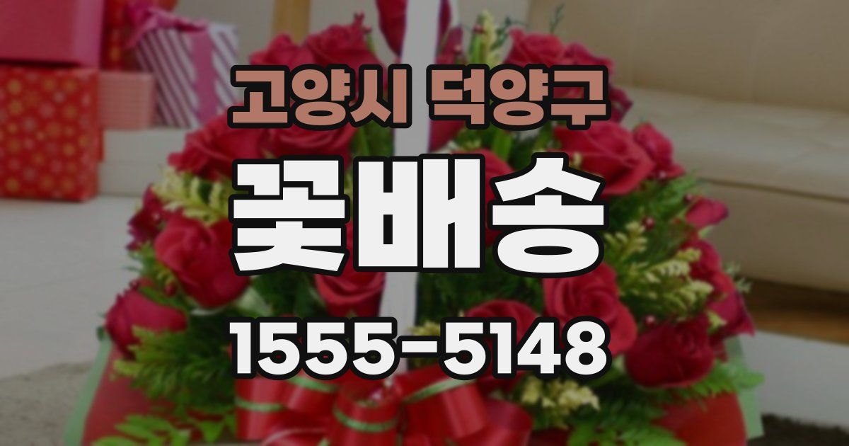 고양시 덕양구 꽃배송