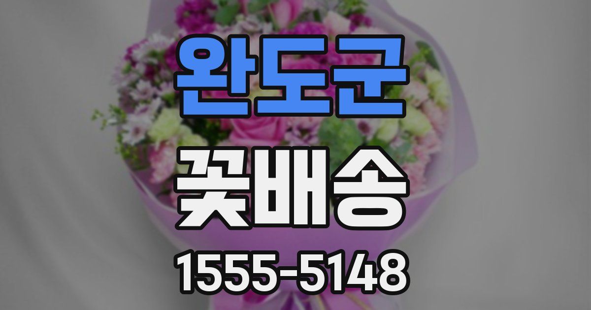 완도군 꽃배송
