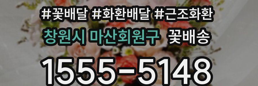 창원시 마산회원구 꽃배송