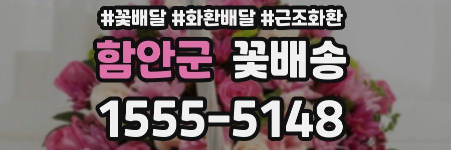 함안군 꽃배송
