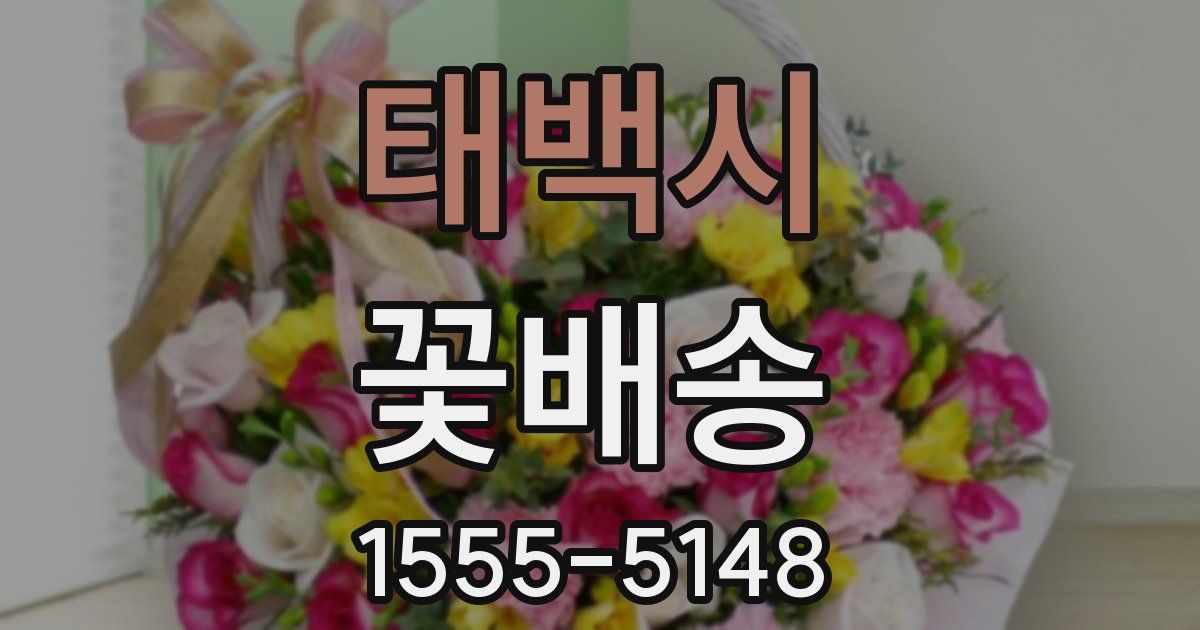태백시 꽃배송
