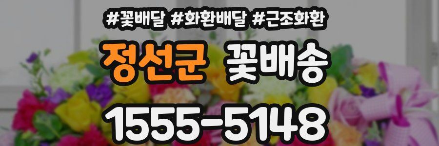 정선군 꽃배송