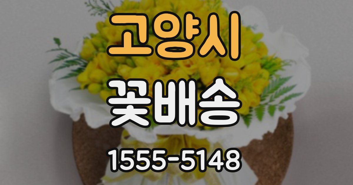 고양시 꽃배송