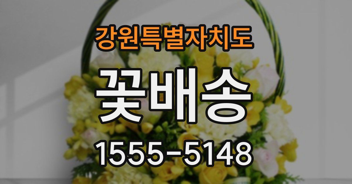 강원특별자치도 꽃배송