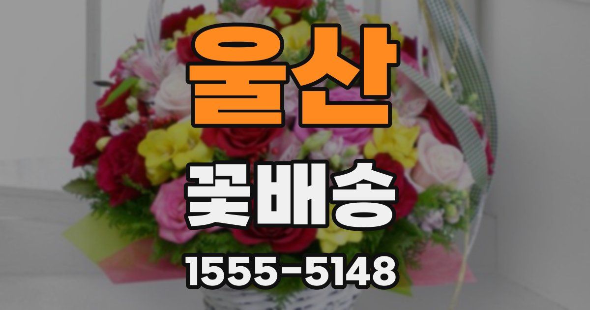 울산 꽃배송