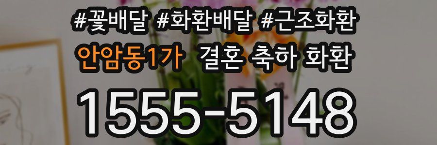 안암동1가 결혼 축하 화환