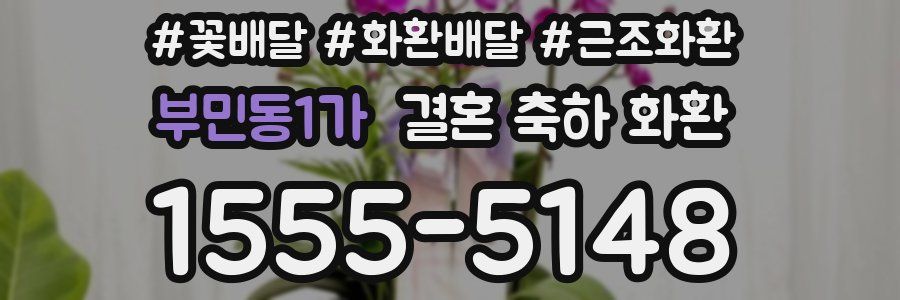 부민동1가 결혼 축하 화환