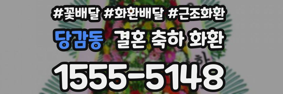 당감동 결혼 축하 화환