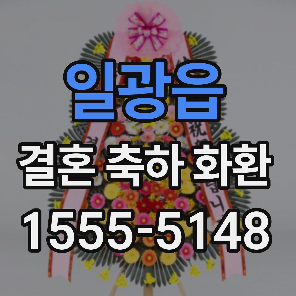 일광읍 결혼 축하 화환
