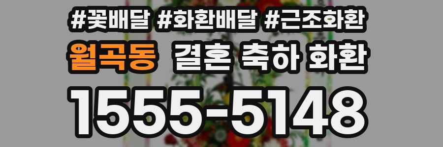 월곡동 결혼 축하 화환