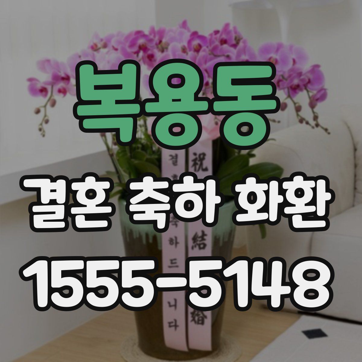 복용동 결혼 축하 화환