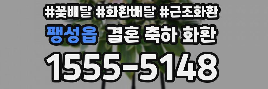 팽성읍 결혼 축하 화환