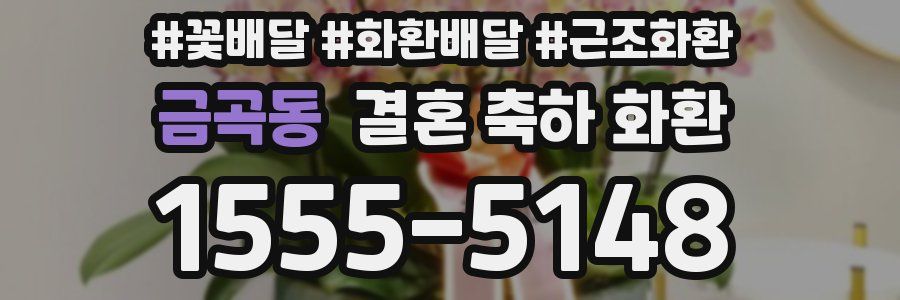금곡동 결혼 축하 화환