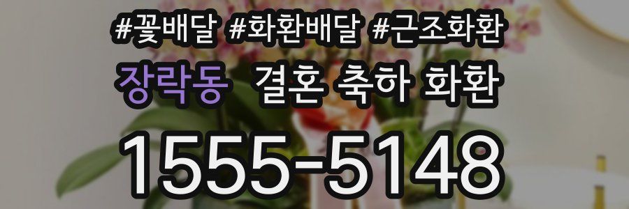 장락동 결혼 축하 화환