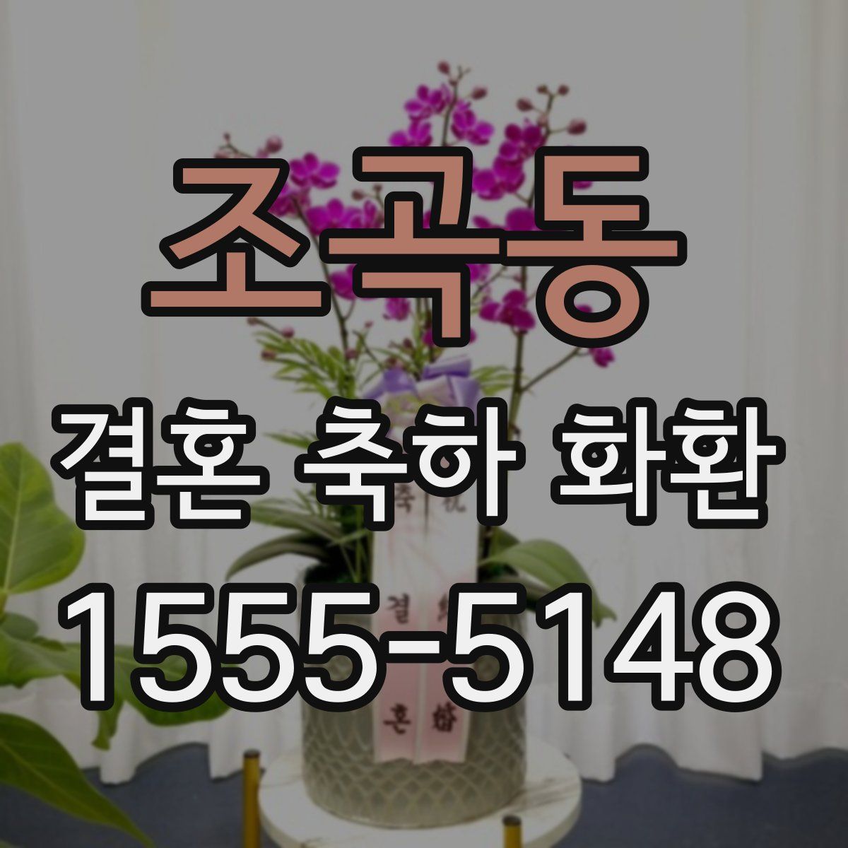 조곡동 결혼 축하 화환