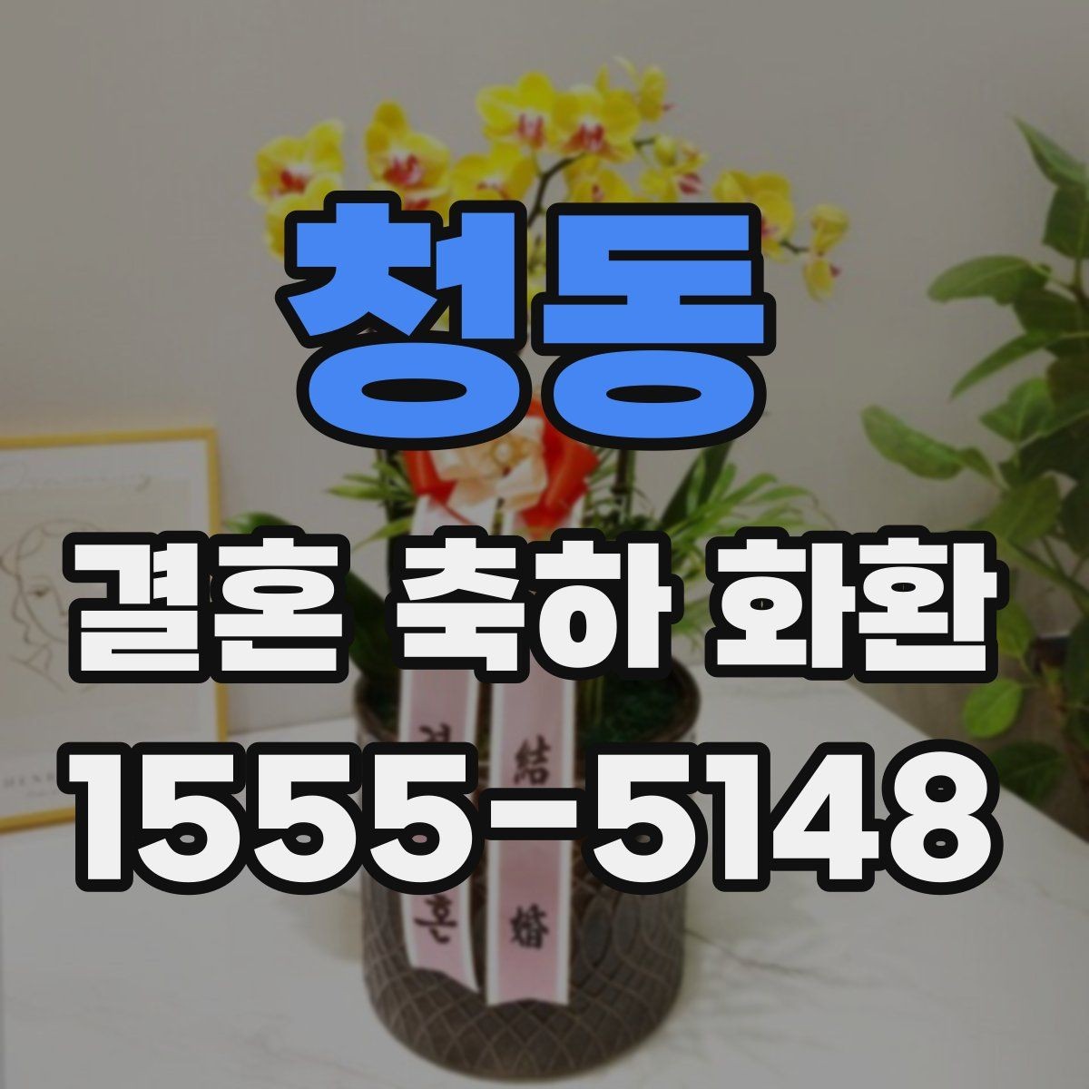 청동 결혼 축하 화환 문구 예절과 톤 맞추기