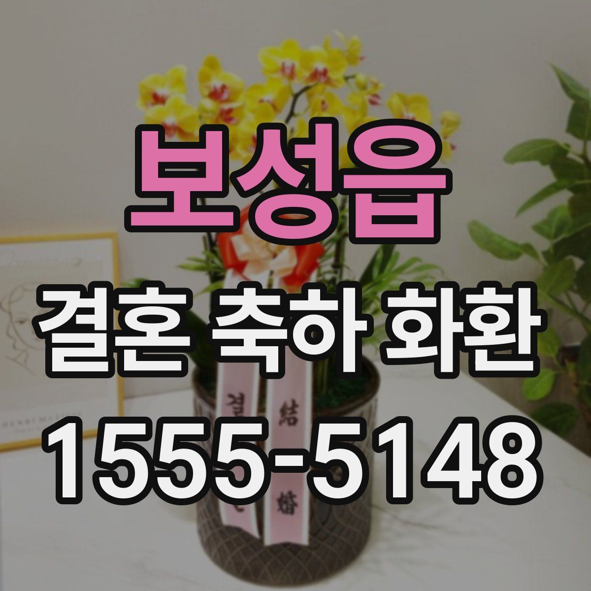 보성읍 결혼 축하 화환