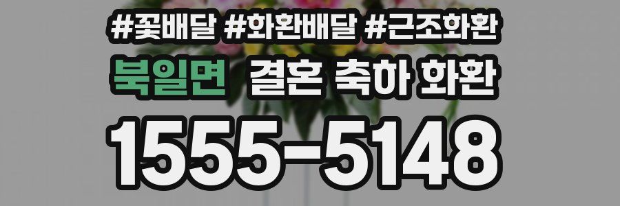 북일면 결혼 축하 화환