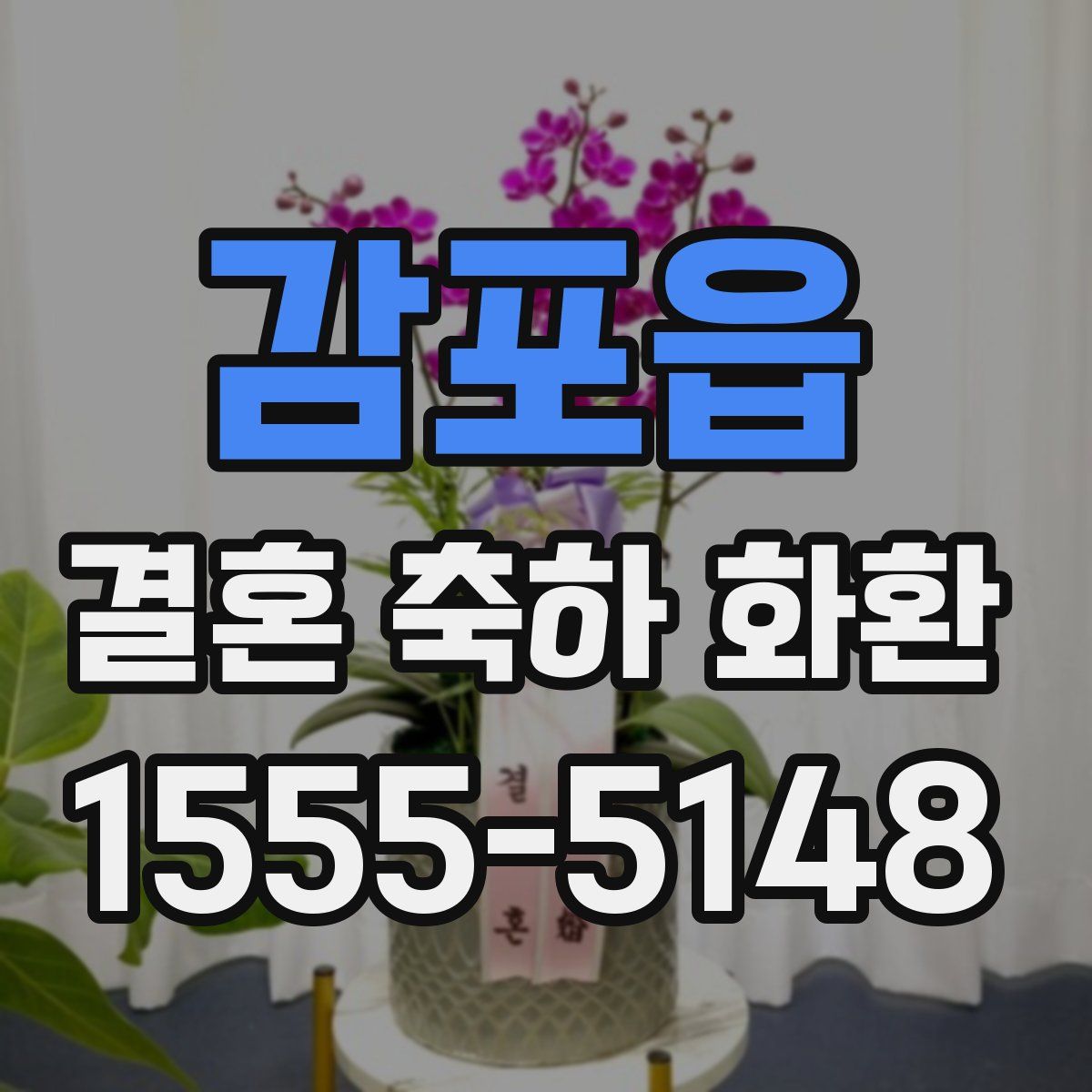 감포읍 결혼 축하 화환