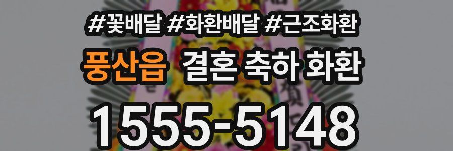 풍산읍 결혼 축하 화환