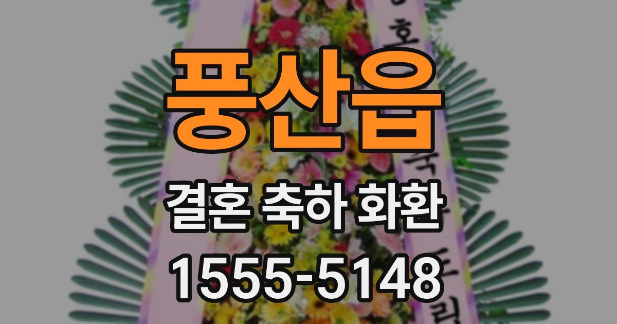 풍산읍 결혼 축하 화환