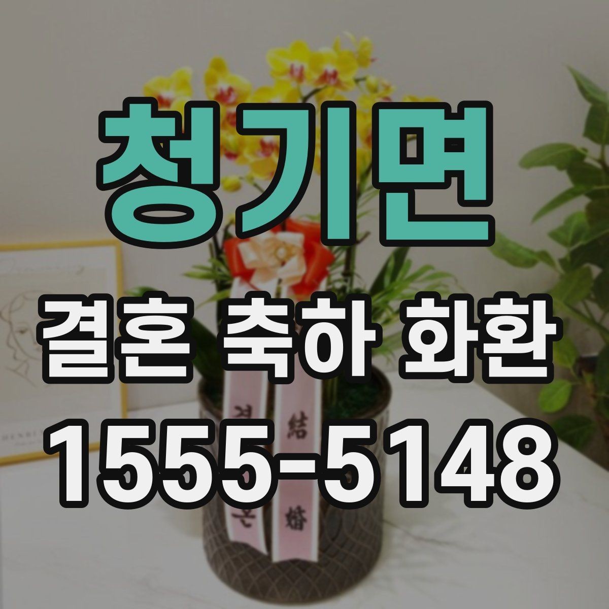 청기면 결혼 축하 화환 문안 선택 시 고려할 분위기