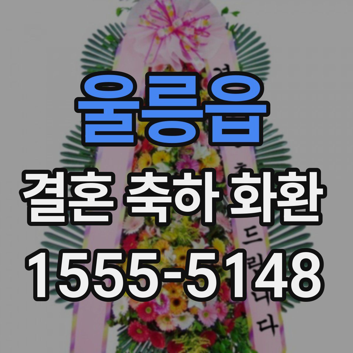 울릉읍 결혼 축하 화환
