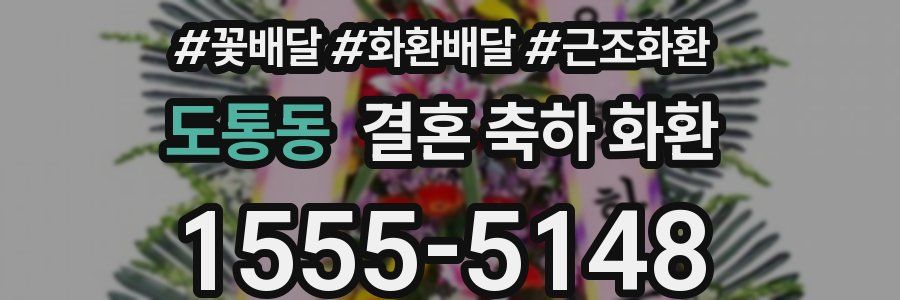 도통동 결혼 축하 화환