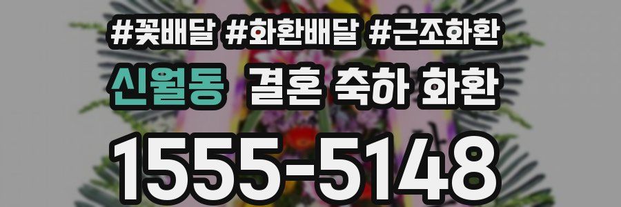 신월동 결혼 축하 화환