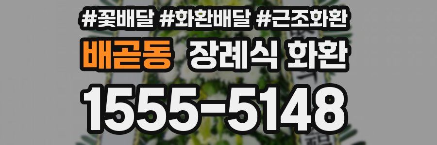 배곧동 장례식 화환