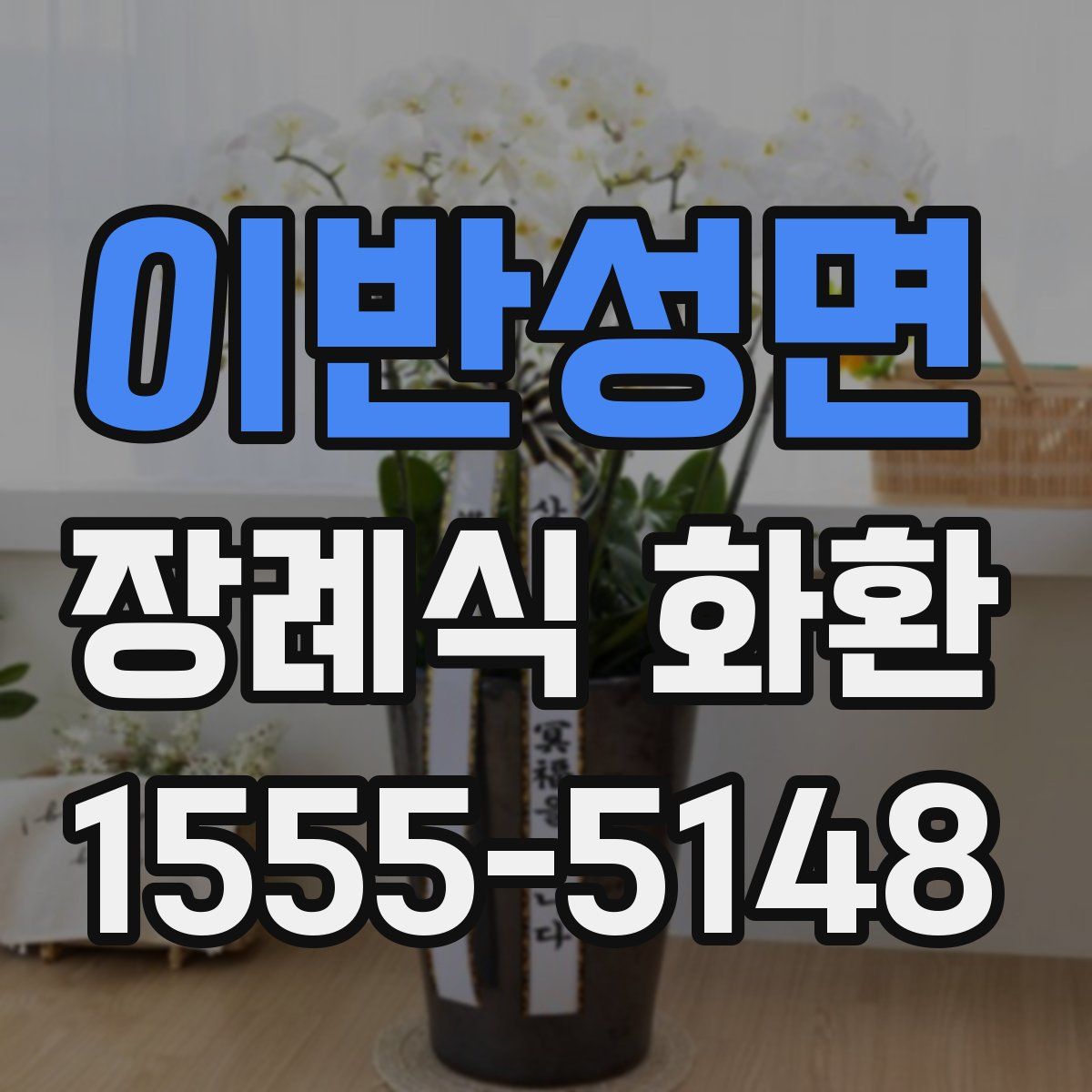 이반성면 장례식 화환