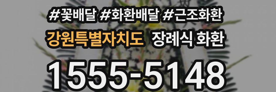 강원특별자치도 장례식 화환