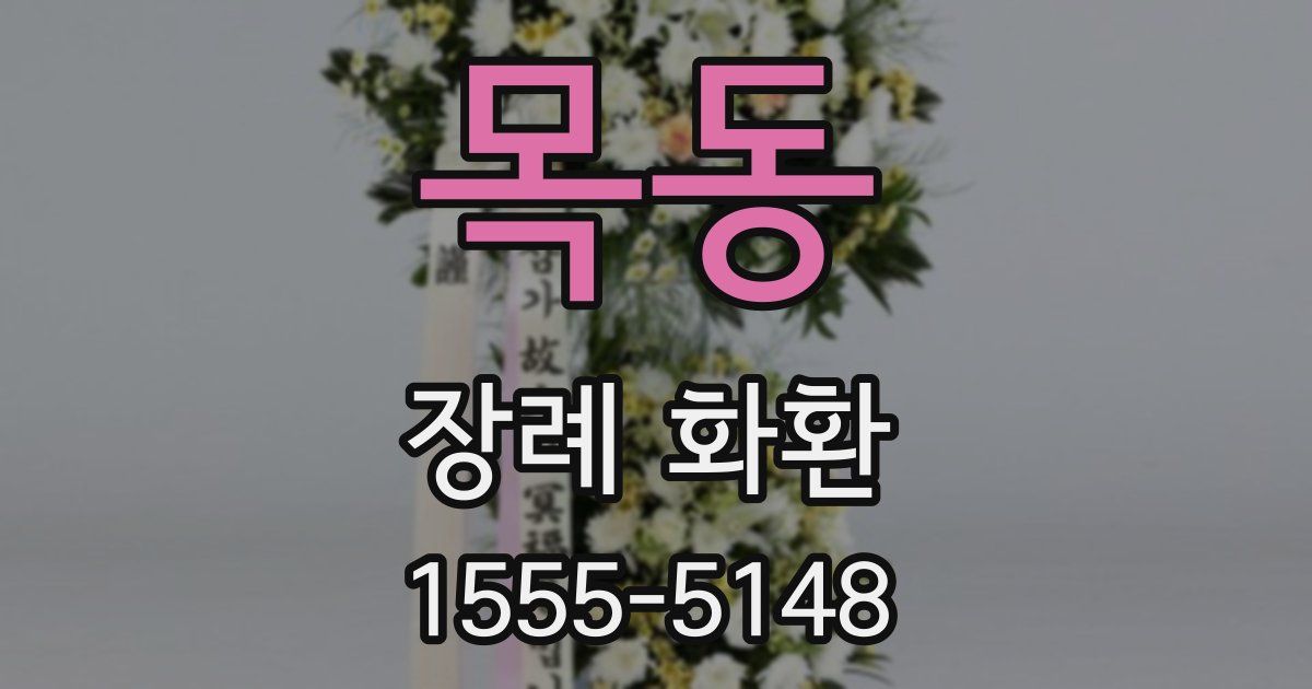 목동 장례 화환