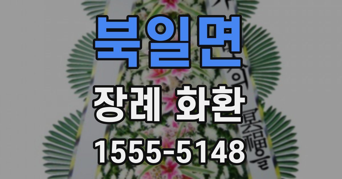 북일면 장례 화환