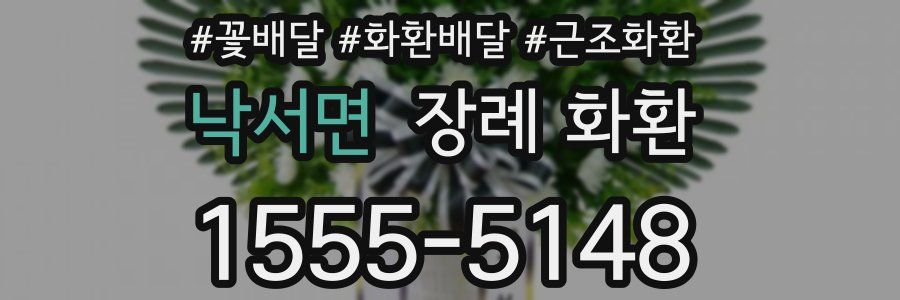 낙서면 장례 화환