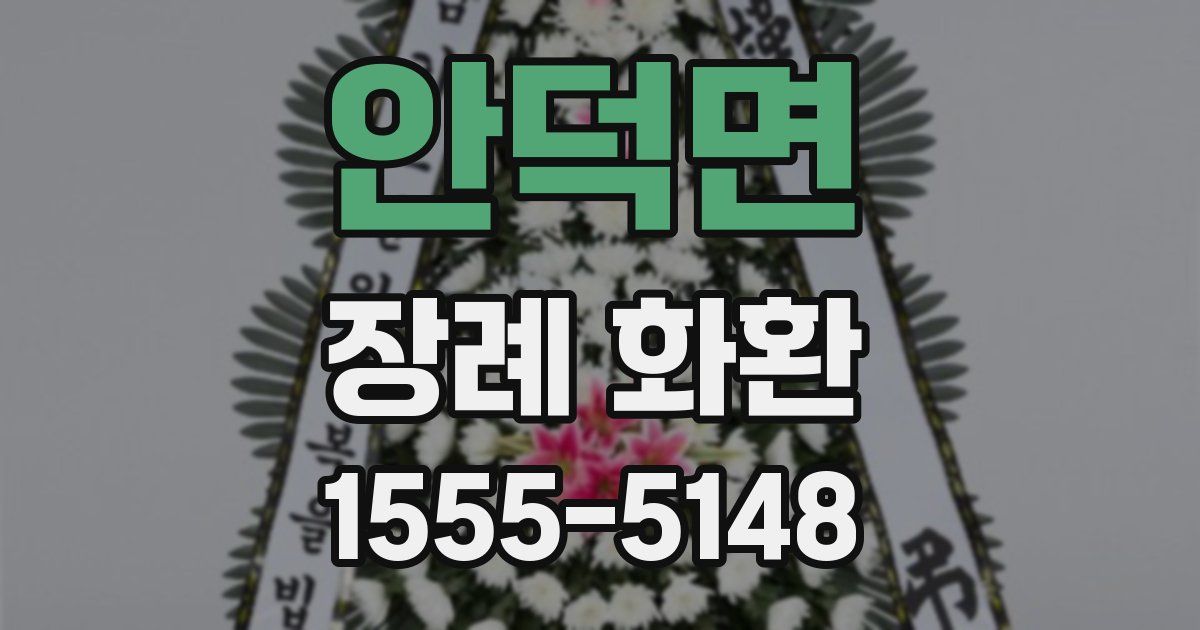 안덕면 장례 화환