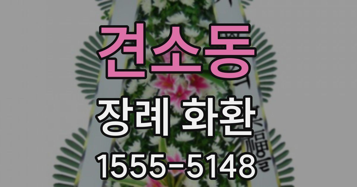 견소동 장례 화환