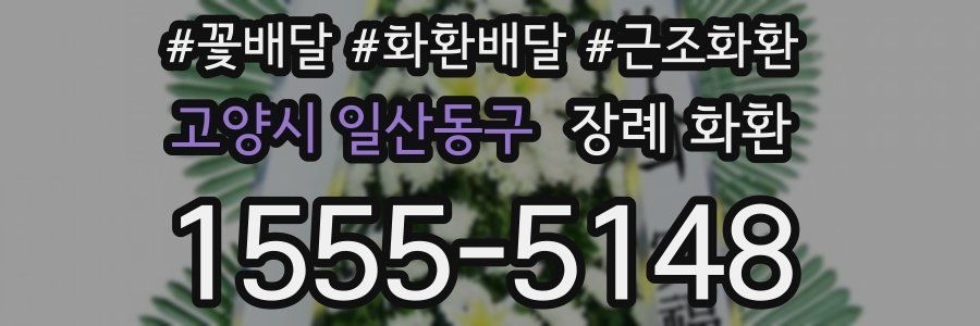 고양시 일산동구 장례 화환