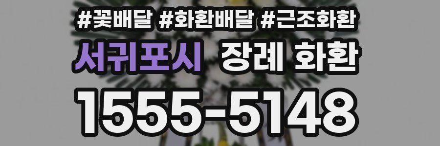 서귀포시 장례 화환