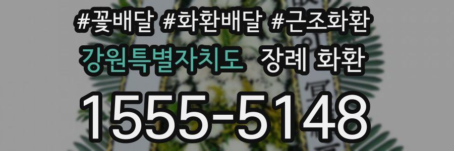 강원특별자치도 장례 화환