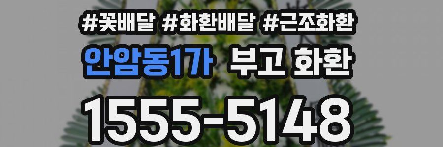 안암동1가 부고 화환