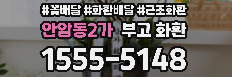 안암동2가 부고 화환
