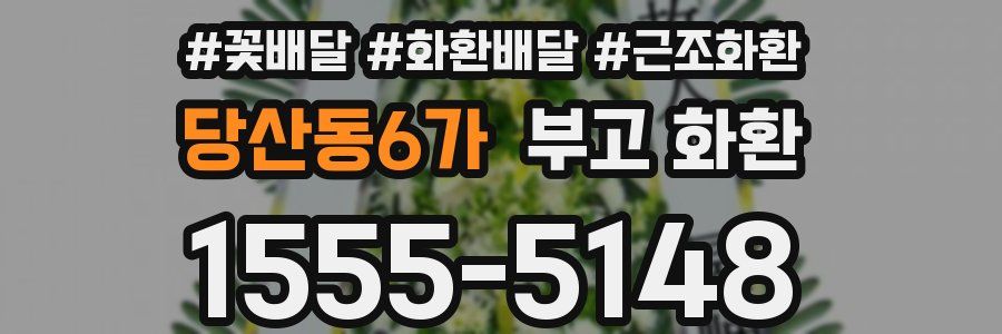 당산동6가 부고 화환