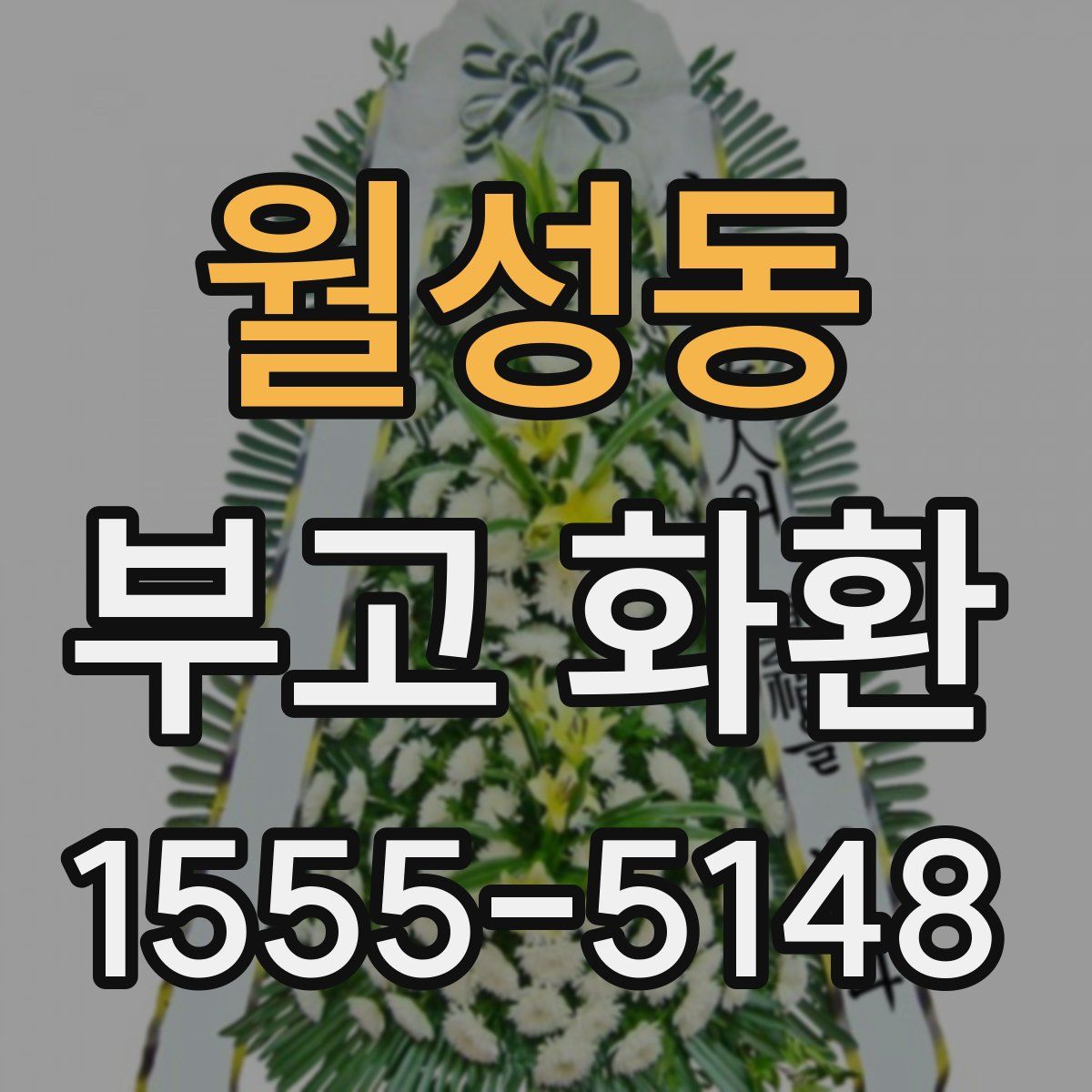 월성동 부고 화환