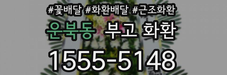 운북동 부고 화환