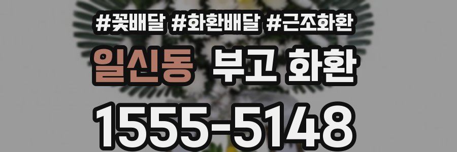 일신동 부고 화환